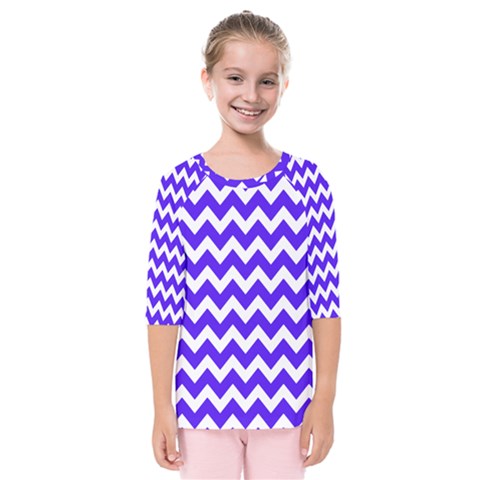 Chevron Pattern Gifts Kids  Quarter Sleeve Raglan Tee by GardenOfOphir