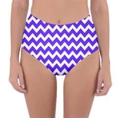 Chevron Pattern Gifts Reversible High-waist Bikini Bottoms