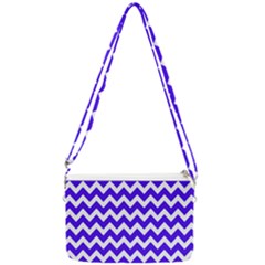 Chevron Pattern Gifts Double Gusset Crossbody Bag by GardenOfOphir