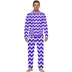 Chevron Pattern Gifts Men s Long Sleeve Velvet Pocket Pajamas Set