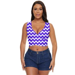 Chevron Pattern Gifts Women s Sleeveless Wrap Top