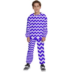 Chevron Pattern Gifts Kids  Sweatshirt Set