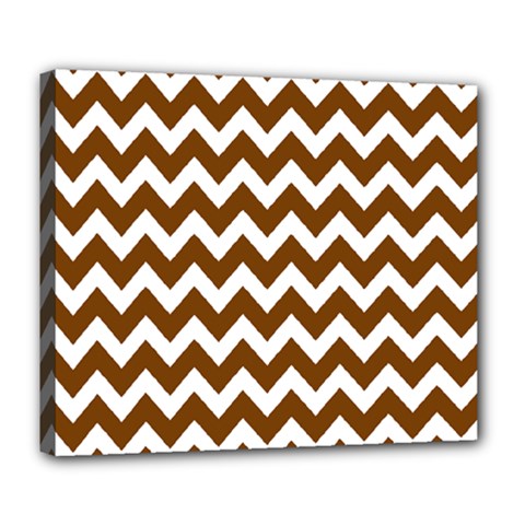 Chevron Pattern Gifts Deluxe Canvas 24  X 20  (stretched)