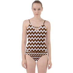 Chevron Pattern Gifts Cut Out Top Tankini Set