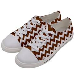 Chevron Pattern Gifts Women s Low Top Canvas Sneakers