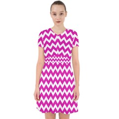 Chevron Pattern Gifts Adorable In Chiffon Dress by GardenOfOphir