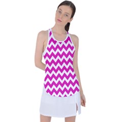 Chevron Pattern Gifts Racer Back Mesh Tank Top