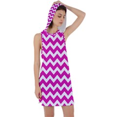 Chevron Pattern Gifts Racer Back Hoodie Dress by GardenOfOphir