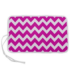 Chevron Pattern Gifts Pen Storage Case (m) by GardenOfOphir