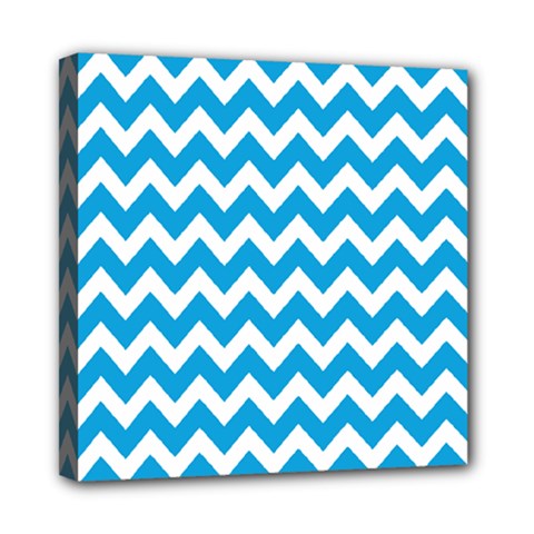 Chevron Pattern Gifts Mini Canvas 8  X 8  (stretched) by GardenOfOphir