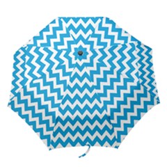 Chevron Pattern Gifts Folding Umbrellas by GardenOfOphir