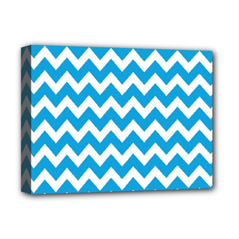 Chevron Pattern Gifts Deluxe Canvas 16  X 12  (stretched)  by GardenOfOphir