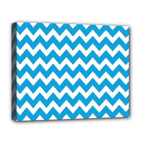 Chevron Pattern Gifts Deluxe Canvas 20  X 16  (stretched) by GardenOfOphir