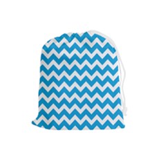 Chevron Pattern Gifts Drawstring Pouch (large) by GardenOfOphir