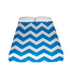 Chevron Pattern Gifts Fitted Sheet (full/ Double Size) by GardenOfOphir