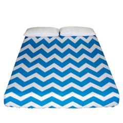 Chevron Pattern Gifts Fitted Sheet (california King Size) by GardenOfOphir