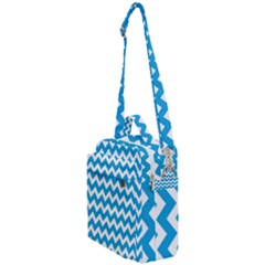 Chevron Pattern Gifts Crossbody Day Bag by GardenOfOphir