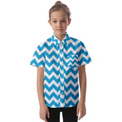 Chevron Pattern Gifts Kids  Short Sleeve Shirt