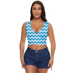 Chevron Pattern Gifts Women s Sleeveless Wrap Top