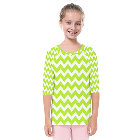 Chevron Pattern Gifts Kids  Quarter Sleeve Raglan Tee by GardenOfOphir