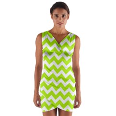 Chevron Pattern Gifts Wrap Front Bodycon Dress by GardenOfOphir