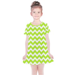 Chevron Pattern Gifts Kids  Simple Cotton Dress by GardenOfOphir