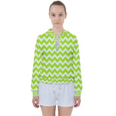 Chevron Pattern Gifts Women s Tie Up Sweat by GardenOfOphir