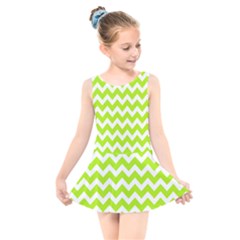 Chevron Pattern Gifts Kids  Skater Dress Swimsuit