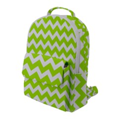 Chevron Pattern Gifts Flap Pocket Backpack (large) by GardenOfOphir