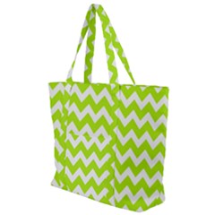 Chevron Pattern Gifts Zip Up Canvas Bag by GardenOfOphir