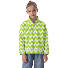 Chevron Pattern Gifts Kids  Half Zip Hoodie by GardenOfOphir