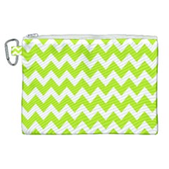 Chevron Pattern Gifts Canvas Cosmetic Bag (xl) by GardenOfOphir