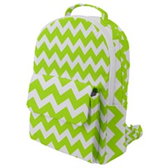 Chevron Pattern Gifts Flap Pocket Backpack (small) by GardenOfOphir