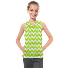 Chevron Pattern Gifts Kids  Sleeveless Hoodie by GardenOfOphir