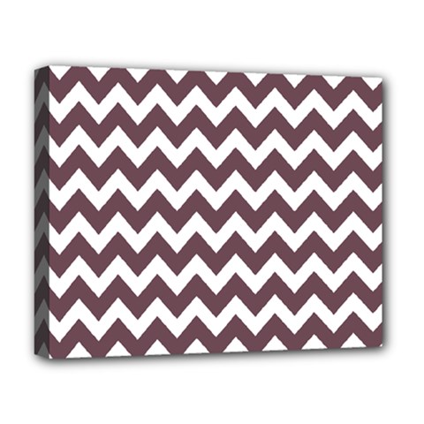 Chevron Pattern Gifts Deluxe Canvas 20  X 16  (stretched) by GardenOfOphir