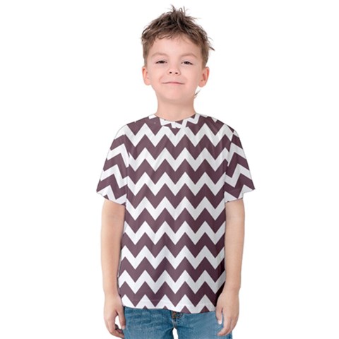 Chevron Pattern Gifts Kids  Cotton Tee by GardenOfOphir