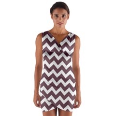 Chevron Pattern Gifts Wrap Front Bodycon Dress by GardenOfOphir