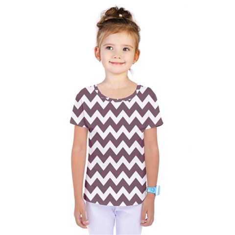 Chevron Pattern Gifts Kids  One Piece Tee by GardenOfOphir