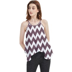 Chevron Pattern Gifts Flowy Camisole Tank Top by GardenOfOphir