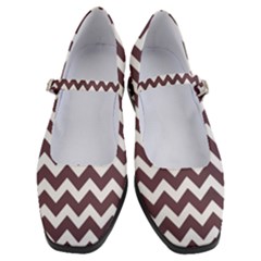 Chevron Pattern Gifts Women s Mary Jane Shoes by GardenOfOphir