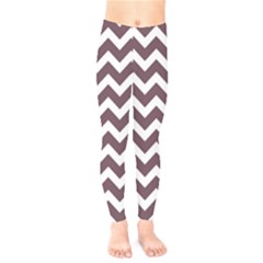 Chevron Pattern Gifts Kids  Classic Winter Leggings by GardenOfOphir