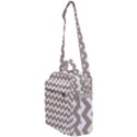 Beige Chevron Pattern Gifts Crossbody Day Bag View1