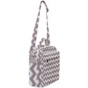 Beige Chevron Pattern Gifts Crossbody Day Bag View2