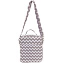 Beige Chevron Pattern Gifts Crossbody Day Bag View3