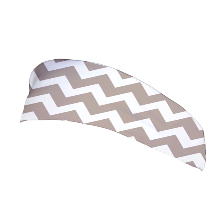 Beige Chevron Pattern Gifts Stretchable Headband