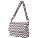 Beige Chevron Pattern Gifts Full Print Messenger Bag (L) View1