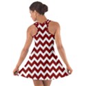 Red Chevron Pattern Gifts Cotton Racerback Dress View2