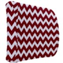 Red Chevron Pattern Gifts Back Support Cushion View2