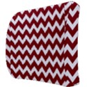 Red Chevron Pattern Gifts Back Support Cushion View3