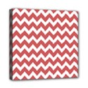 Coral Chevron Pattern Gifts Mini Canvas 8  x 8  (Stretched) View1